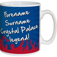 Personalised Crystal Palace FC Legend Mug