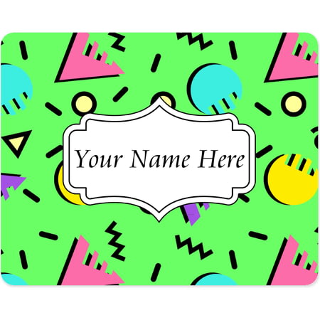 Personalised Retro 90s Pattern Mouse Mat