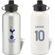 Personalised Tottenham Hotspur FC Retro Shirt Aluminium Sports Water Bottle