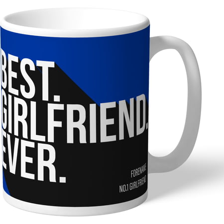 Personalised Brighton & Hove Albion FC Best Girlfriend Ever Mug