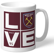 Personalised West Ham United Love Mug