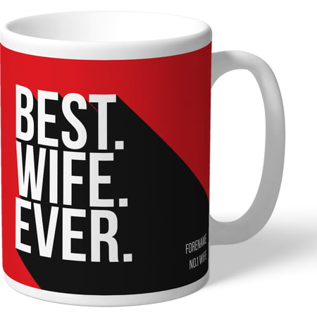 Personalised Sunderland AFC Best Wife Ever Mug
