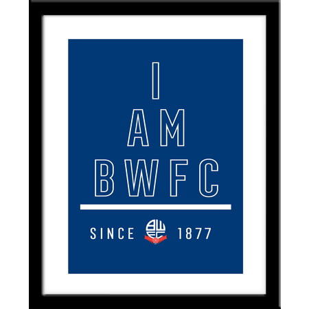 Personalised Bolton Wanderers I Am Framed Print