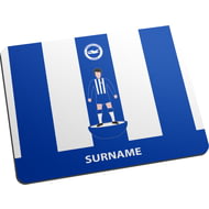Personalised Brighton & Hove Albion FC Player Figure Mouse Mat