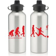 Personalised Liverpool FC Player Evolution Aluminium Sports Water Bottle