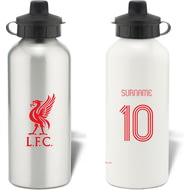 Personalised Liverpool FC Retro Shirt Aluminium Sports Water Bottle