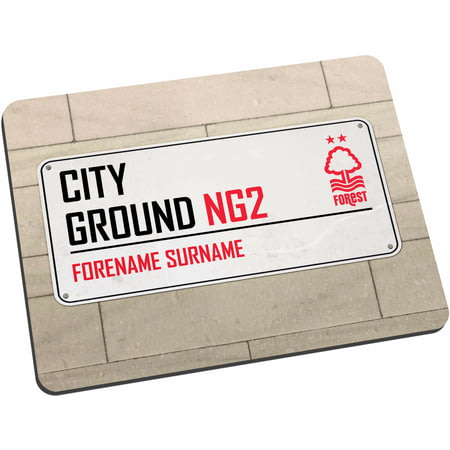 Personalised Nottingham Forest FC Street Sign Mouse Mat