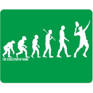 Personalised Evolution Mouse Mat For Tennis Players