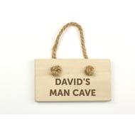 Personalised Engraved Wooden Sign