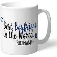 Personalised Millwall FC Best Boyfriend In The World Mug