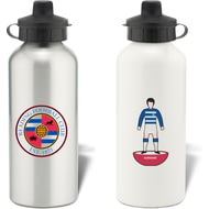Personalised Reading FC Player Figure Aluminium Sports Water Bottle