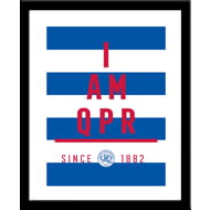 Personalised Queens Park Rangers FC I Am Framed Print