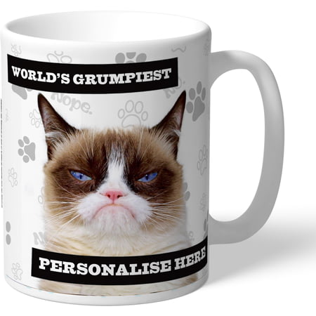 Personalised Grumpy Cat - Worlds Grumpiest Cat Mug