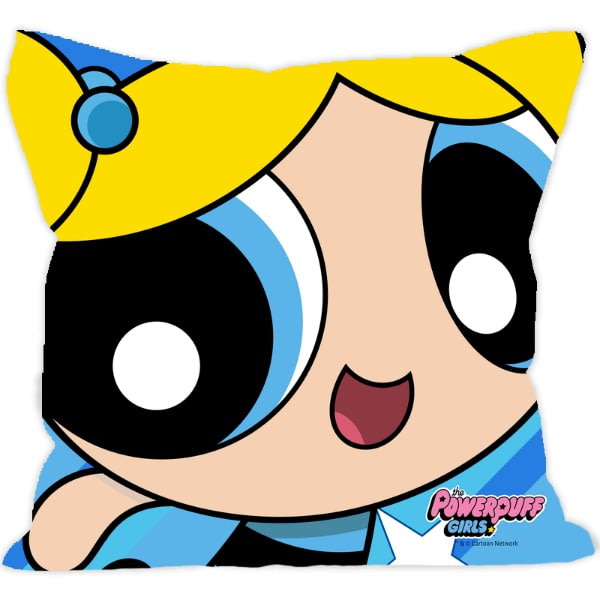 Personalised Powerpuff Girls Bubbles Comic Cushion 45x45cm From Go Find A T