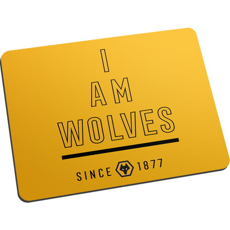 Personalised Wolves "I am WOLVES since" Mouse Mat