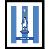 Personalised Sheffield Wednesday Player Figure Framed Print