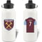 Personalised West Ham United FC Shirt Aluminium Sports Water Bottle