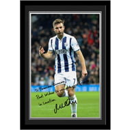 Personalised West Bromwich Albion FC Morrison Autograph Player Photo Framed Print