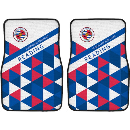 Personalised Reading FC Patterned Front Car Mats