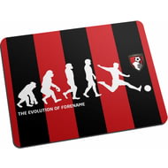 Personalised AFC Bournemouth Evolution Mouse Mat