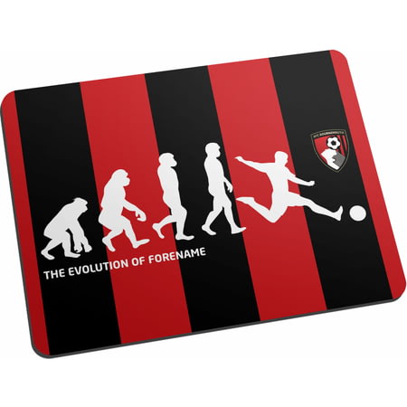 Personalised AFC Bournemouth Evolution Mouse Mat