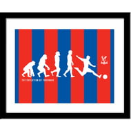 Personalised Crystal Palace FC Evolution Framed Print