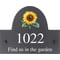 Personalised Sunflower Motif Slate House Name Or Number Plaque/Sign - 25x20cm