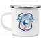 Personalised Cardiff City FC Back Of Shirt Enamel Camping Mug