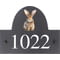 Personalised Rabbit Wildlife Animal Motif Slate House Name Or Number Plaque/Sign - 25x20cm