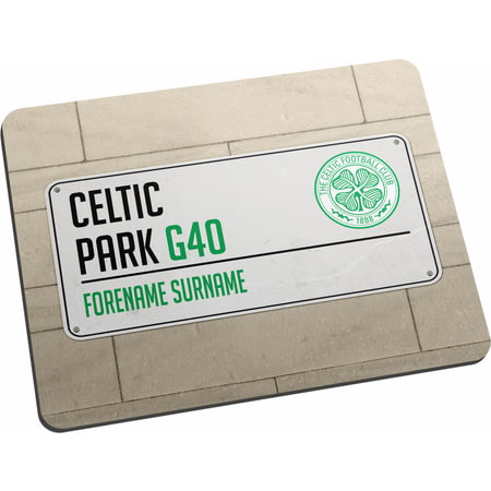 Personalised Celtic FC Street Sign Mouse Mat