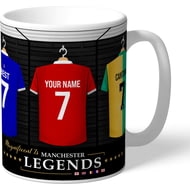 Personalised Magnificent 7s Manchester Legends Mug