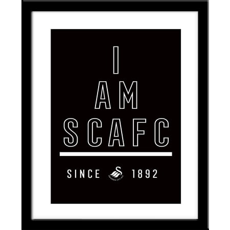 Personalised Swansea City I Am Framed Print