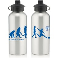 Personalised Cardiff City Player Evolution Aluminium Sports Water Bottle