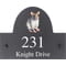 Personalised Rat Wildlife Animal Motif Slate House Name Or Number Plaque/Sign - 25x20cm