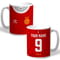 Personalised Manchester Reds Home Retro Legends Mug