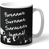 Personalised Saracens Legend Mug