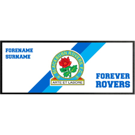 Personalised Blackburn Rovers Forever Regular Bar Runner