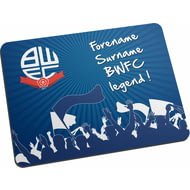 Personalised Bolton Wanderers FC Legend Mouse Mat