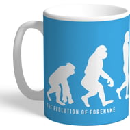 Personalised Manchester City FC Evolution Mug