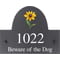 Personalised Rudbekia Flower Motif Slate House Name Or Number Plaque/Sign - 25x20cm