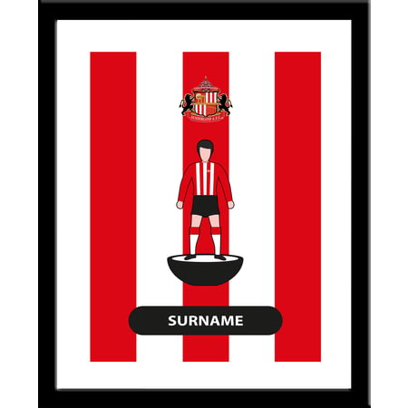 Personalised Sunderland AFC Player Figure Framed Print