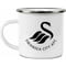 Personalised Swansea City AFC Back Of Shirt Enamel Camping Mug