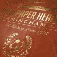 Personalised Birmingham City Football Newspaper Book - A3 Leatherette Cover