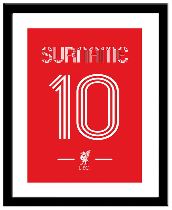 liverpool personalised shirt