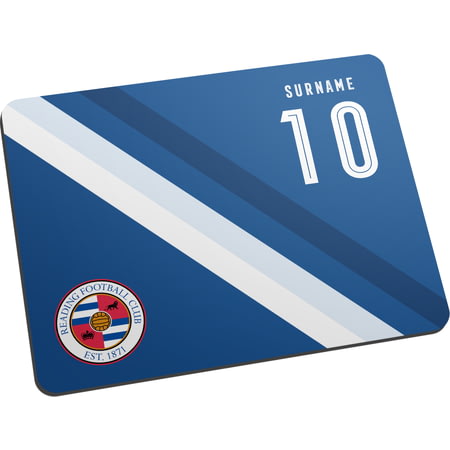 Personalised Reading FC Stripe Mouse Mat