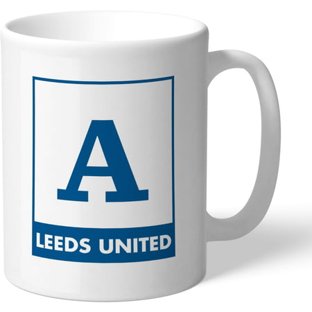 Personalised Leeds United FC Monogram Mug