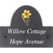 Personalised Daffodil Flower Motif Slate House Name Or Number Plaque/Sign - 25x20cm