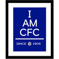 Personalised Chelsea FC I Am Framed Print