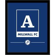 Personalised Millwall Monogram 290x360 Framed Print