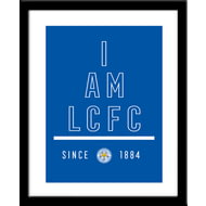 Personalised Leicester City I Am Framed Print